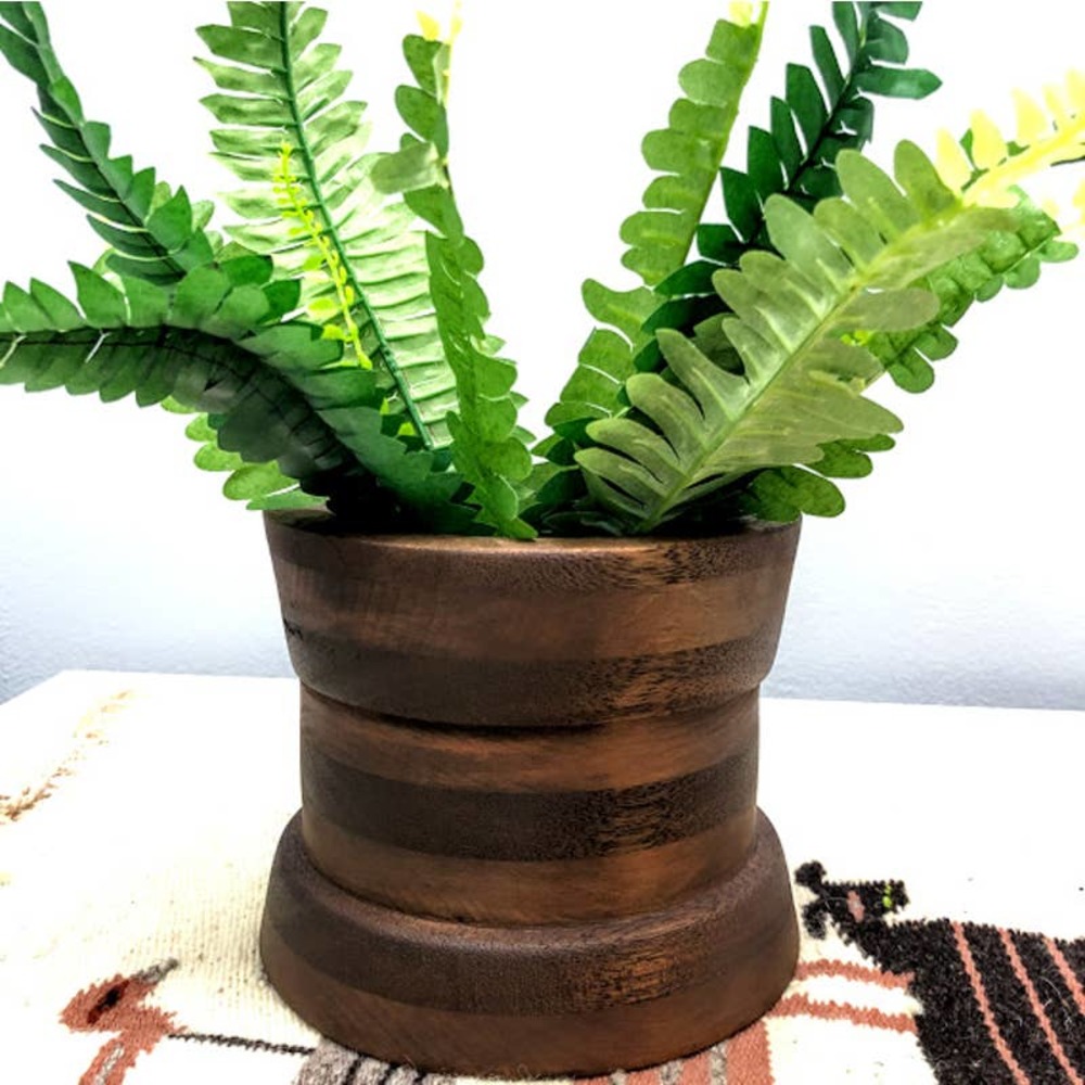 Vintage 1976 Wooden Planter Handmade